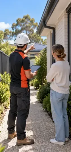 Discussing a residential building project with Urban Castle Builders