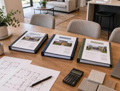 Comparing builder quotes for a Melbourne residential project